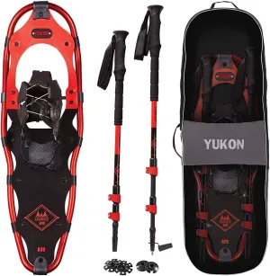 Yukon Charlie's Advanced Spin Snowshoes - Snowshoes for Men & Women - Multiple Models & Sizes